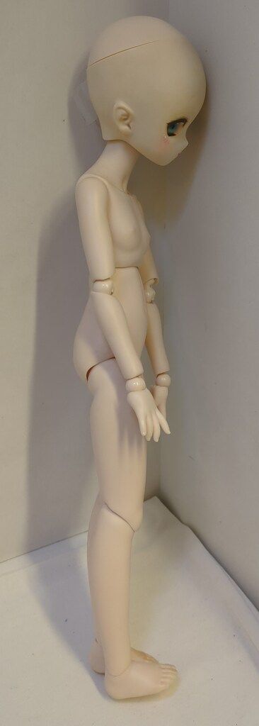 【えびふりゃーい！】DDH-01 セミホワイト肌　カスタムヘッド＋アイ MDD ドール