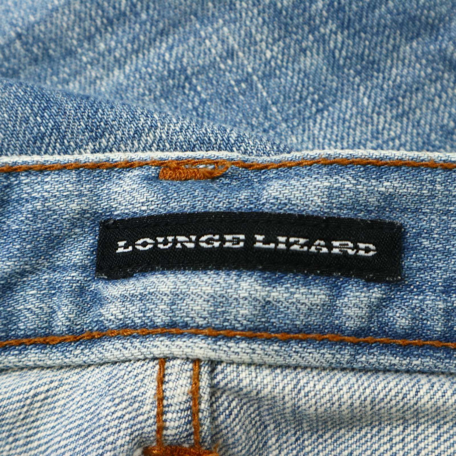 LoungeLizard ラウンジリザード ダメージデニムパンツ3 新品タグ付き LOUNGE LIZARD ラウンジリザード ダメージ加工☆ スリム デニム