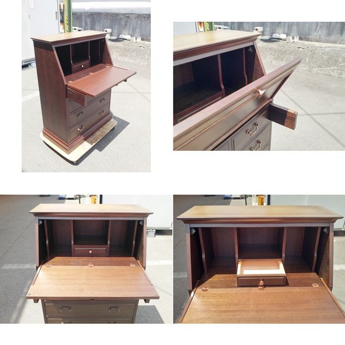 家具 生活家具 マルニ木工 ライティングピューロ― ダークブラウン