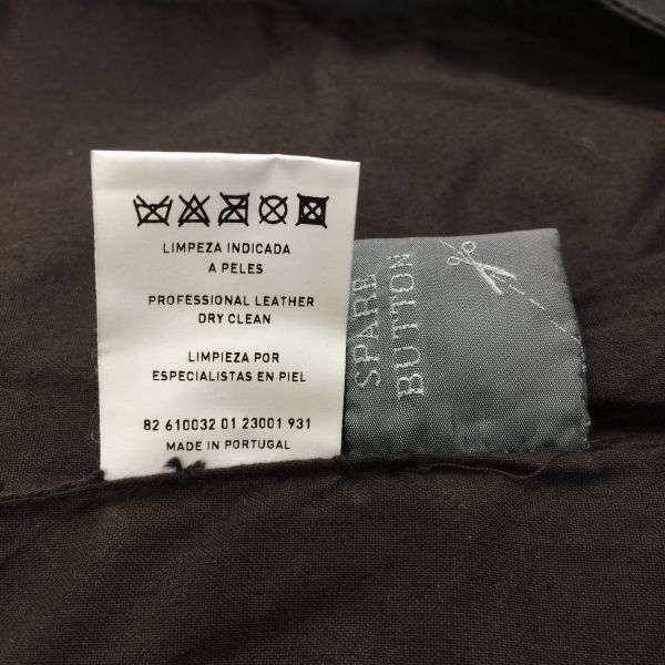 Salsa Jeans レザーコート ジャケット ダブルボタン サイズ S 黒