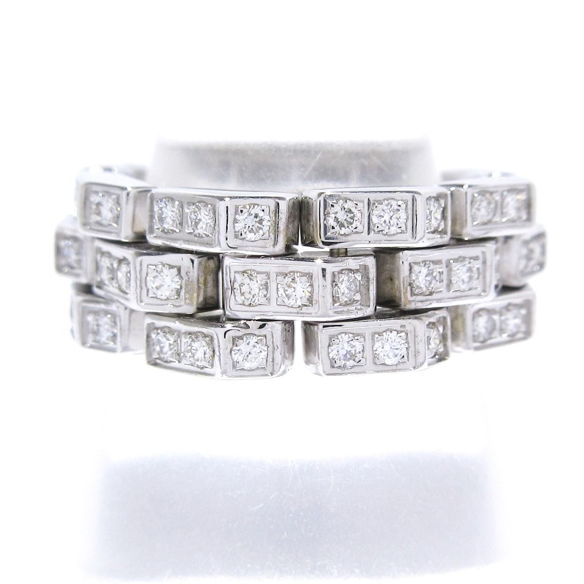 CHIMENTO(キメント) リング美品 - K18WG×ダイヤモンド - メルカリ