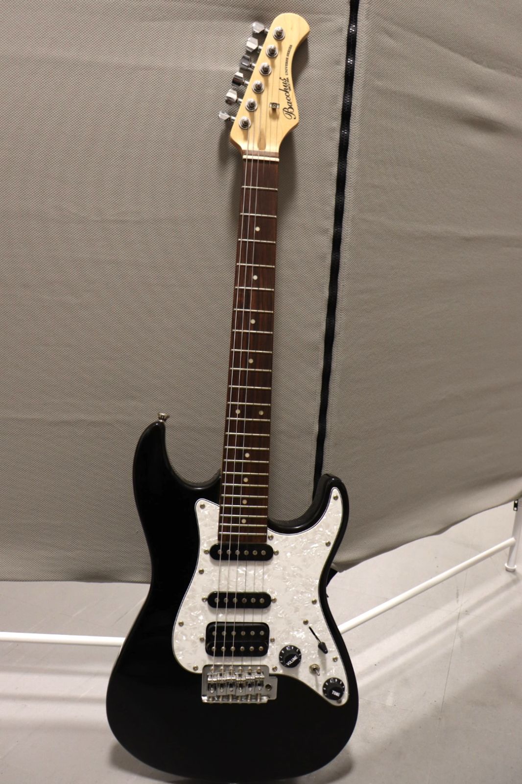 美品】Bacchus バッカス GS-MINI ミニギター 黒 動作未確認