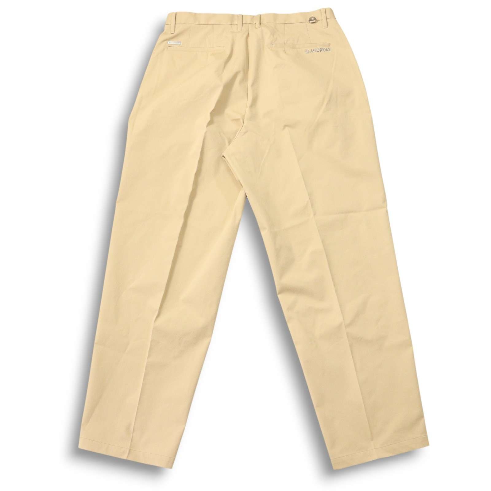 24SS★ St ANDREWS セントアンドリュース ゴルフ 春夏★ コードドビー ストレッチ ワイド パンツ Sz.3L メンズ 大きいサイズ 24SS☆ St ANDREWS セントアンドリュース ゴルフ 春夏☆ コード
