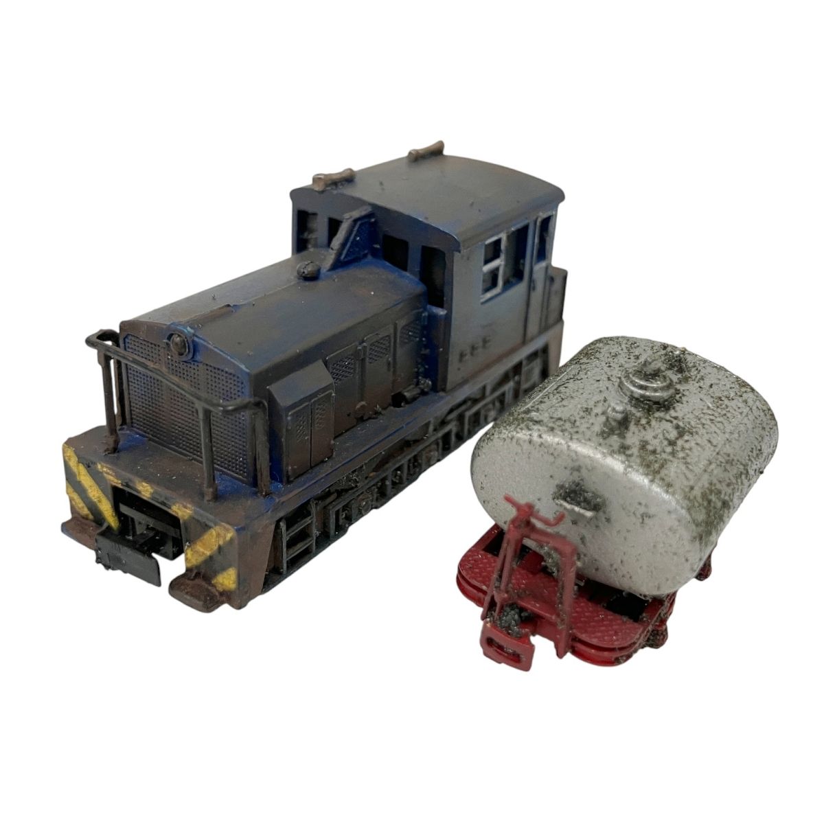 モデルワーゲン HOナロー HOe 木曽の大型楕円タンク車 他 ディーゼル機関車 鉄道模型 ジャンク O10495136