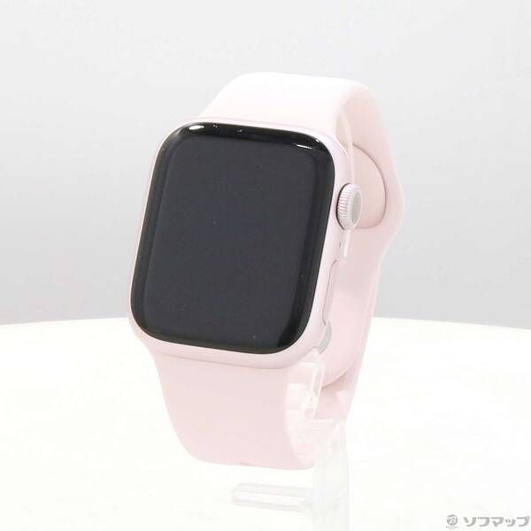 〔 品〕 Apple Watch Series 9 GPS 41mm ピンクアルミニウムケース ライトピンクスポーツバンド 262