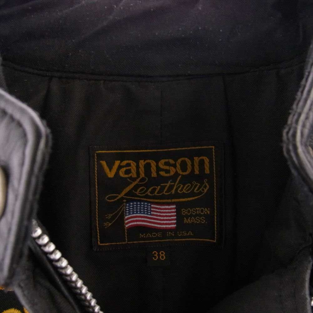 VANSON バンソン レザージャケット TC トム クルーズ モデル レザー