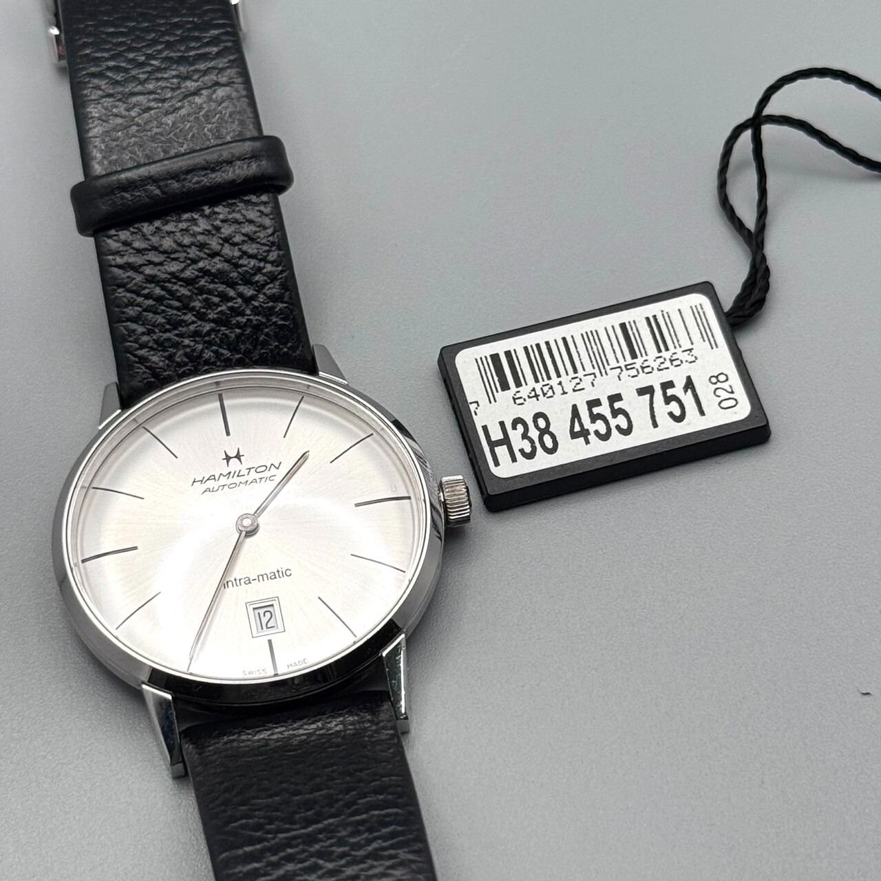 ハミルトン HAMILTON H384551 イントラマティック デイト 自動巻き 