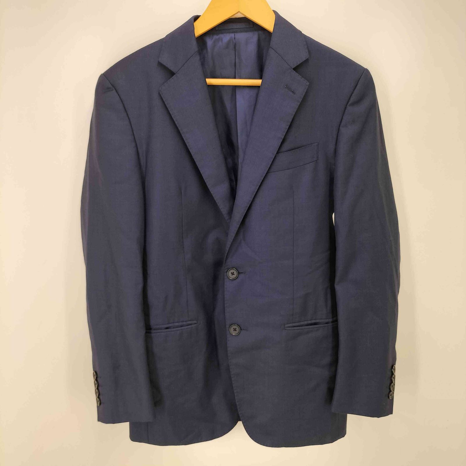 【美品】バーニーズニューヨーク × カノニコ 上質 テーラードジャケット 46 バーニーズニューヨーク BARNEYS NEWYORK super110's VITALE