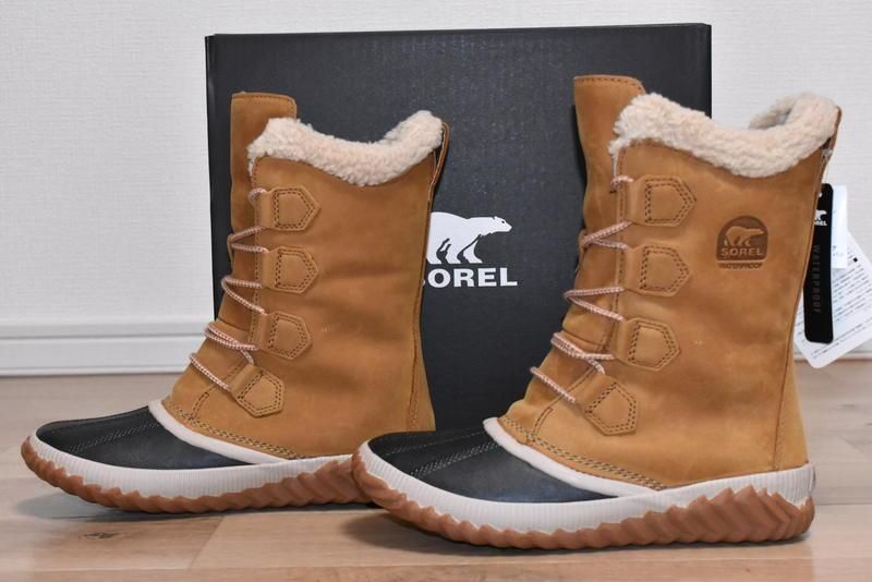 SOREL アウトアンドアバウトプラストール スノーブーツ 23cm 防寒