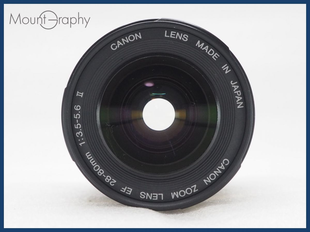 Canon EF 28-80mm 3.5-5.6 Ⅱ 前後キャップ付き EF28-80mm f/3.5-5.6 II - Canon Camera Museum