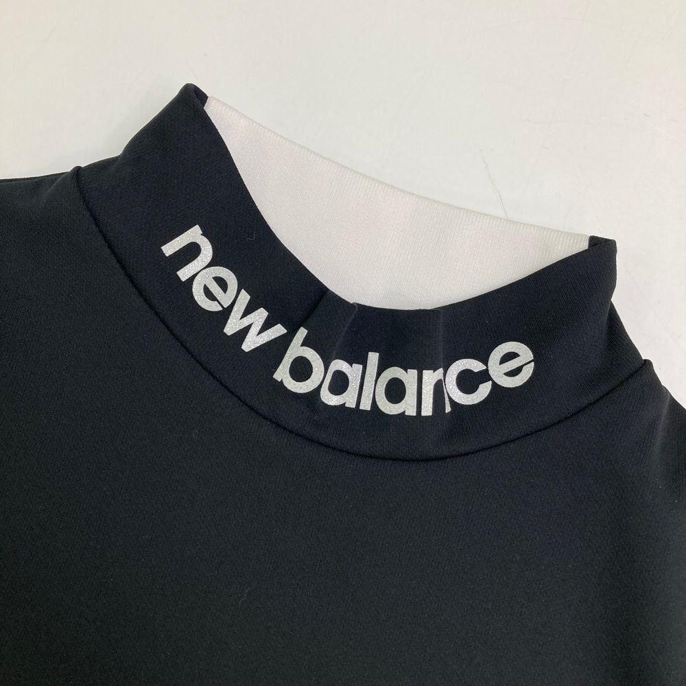 サイズ：1 NEW BALANCE GOLF ニューバランス 2024年モデル 裏起毛 モックネック 長袖Tシャツ  ホワイト系 [240101442259] ゴルフウェア レディース ストスト サイズ：1 NEW BALANCE GOLF ニューバランス 2024年モデル 裏