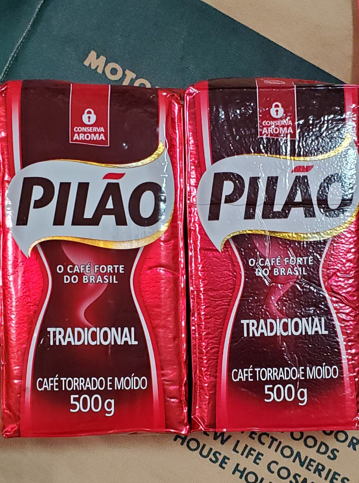 カフェ ピロン コーヒー豆 500g×20個セット 深煎り 細挽き ブラジル産 cafe pilao