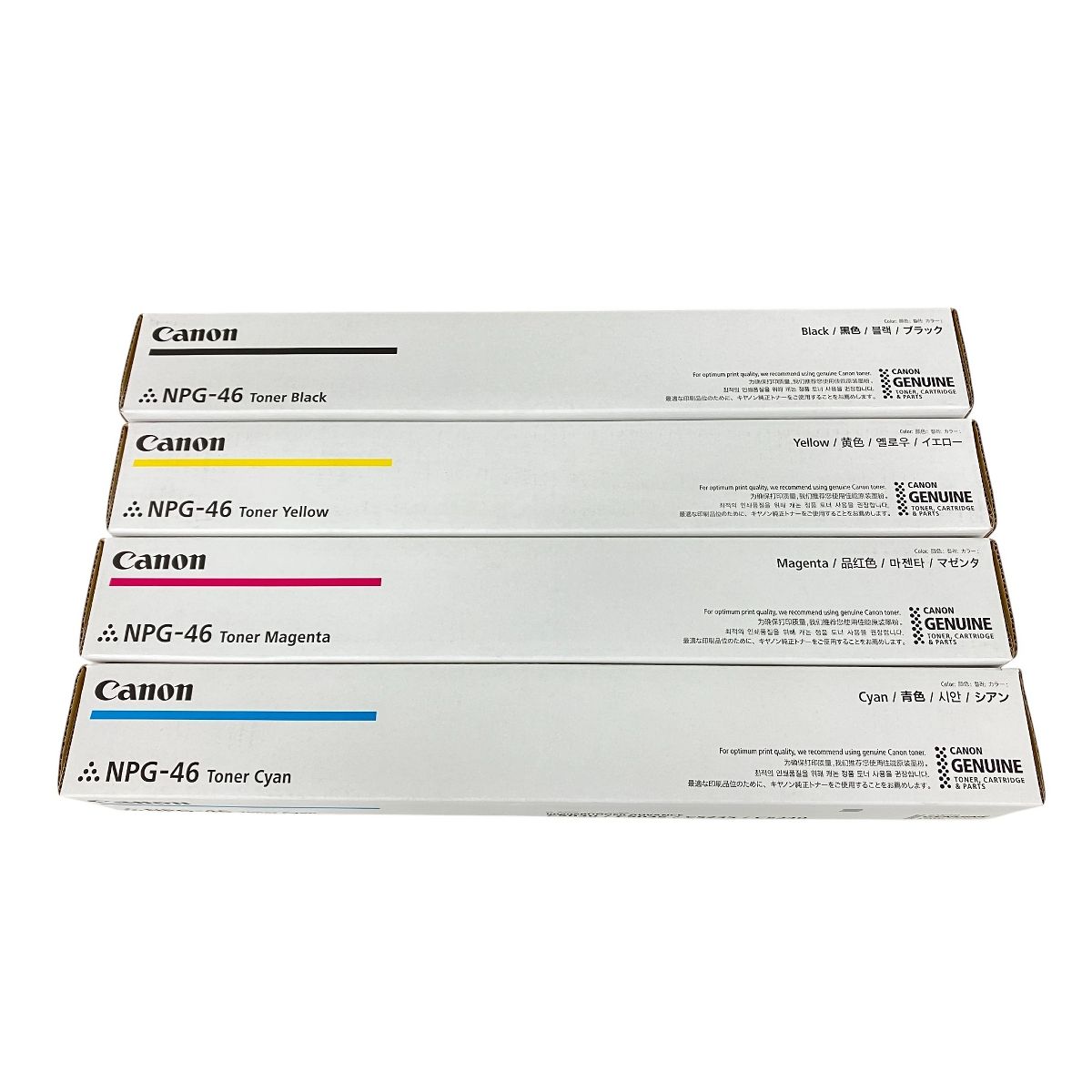 Canon NPG-46 純正トナー 4色セット ブラック イエロー シアン マゼンダ キャノン K10531156