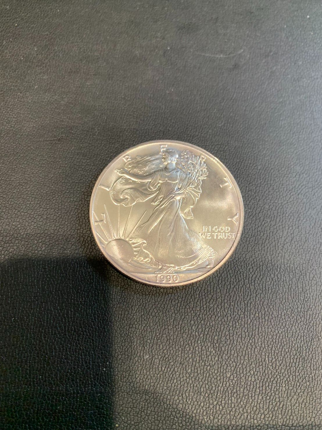 1990年 アメリカ イーグル銀貨 1オンス