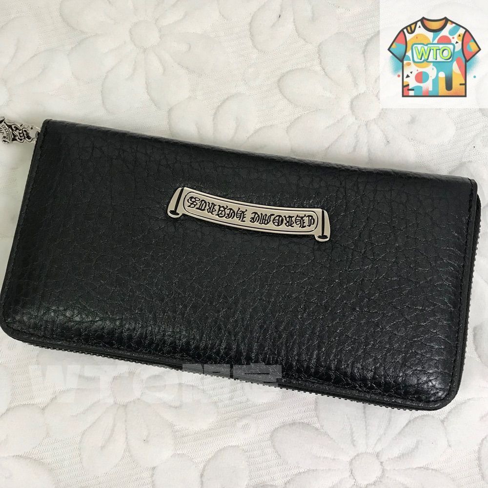 大人気美品！クロムハーツ セメタリークロスウォレット 長財布 CHROME HEARTS クロムハーツ 長財布 セメタリークロス マルチ