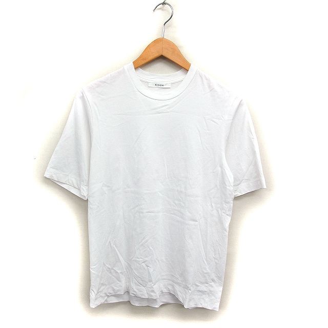 チノ CINOH コットン Tシャツ カットソー 半袖 丸首 無地 38