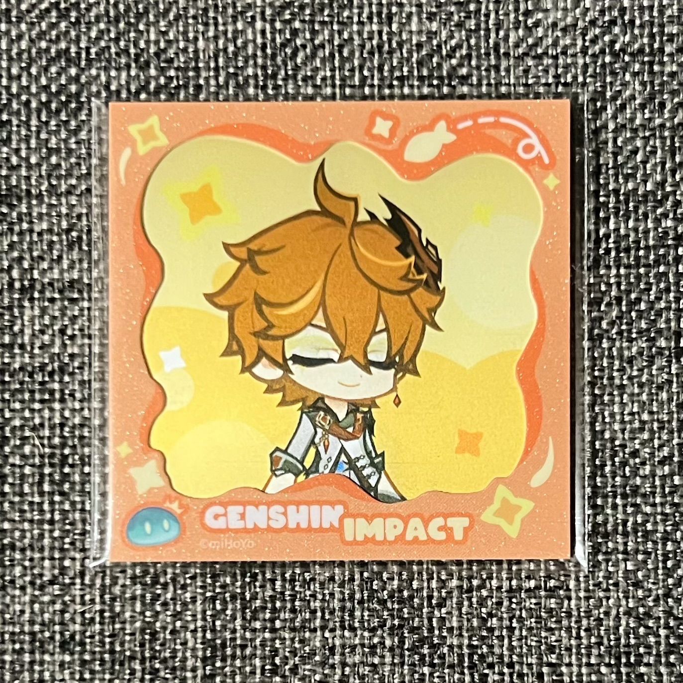 タルタリヤ　アメリカ　特典　カード　レア 公式正規品 スカーク タルタリヤ カード 原神 特典 公子 - メルカリ