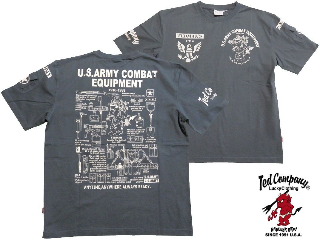 テッドマン／TEDMAN／Lサイズ／半袖Tシャツ／TDSS-564