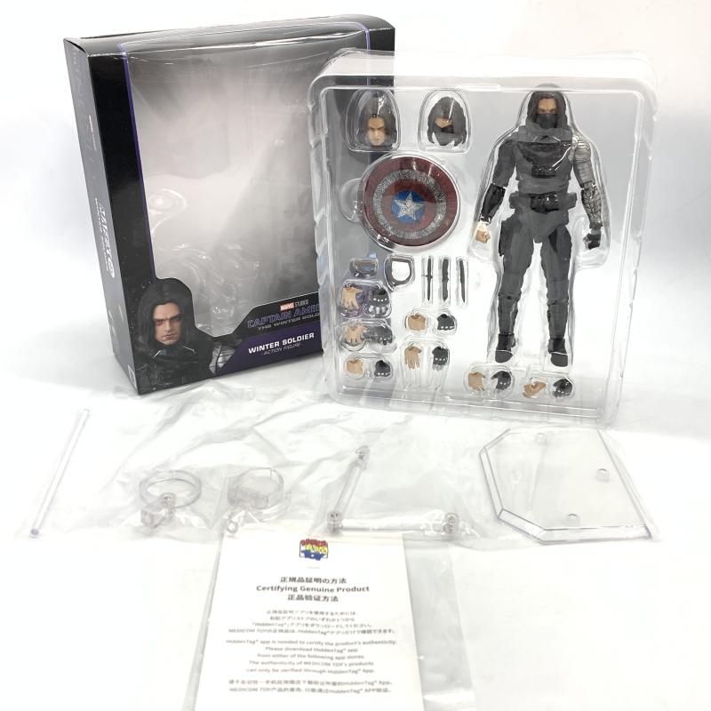 中古】開封)MAFEX ウィンター・ソルジャー アクションフィギュア