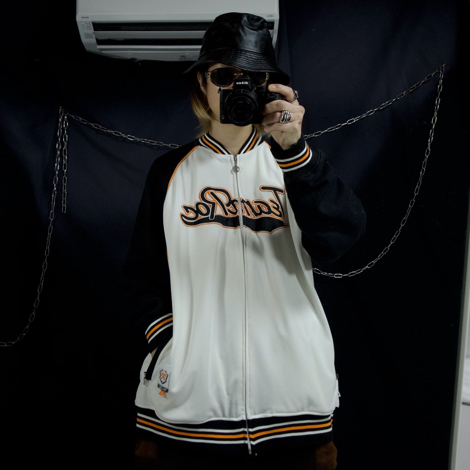 Rocawear CrewNeck Embroidery Baseball JKT Type Track Jacket