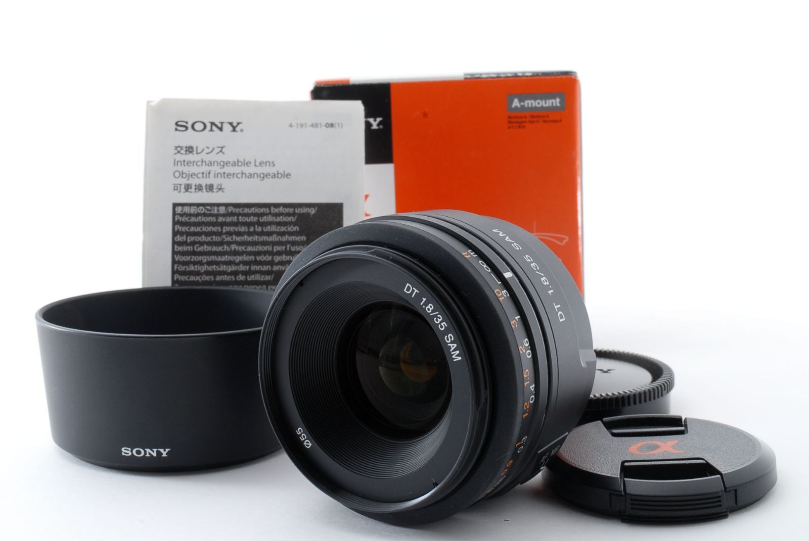 SONY 単焦点広角レンズ DT 35mm F1.8 SAM α（A)マウント 箱 未使用品