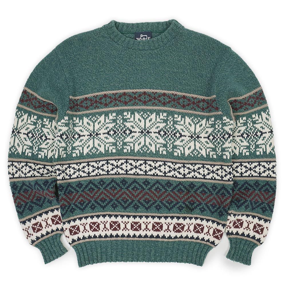 ウールリッチ WOOLRICH 80s 80年代 コットンニット 紺タグ 旧タグ