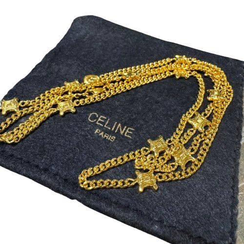 CELINE セリーヌ ネックレス ロングネックレス トリオンフ GP