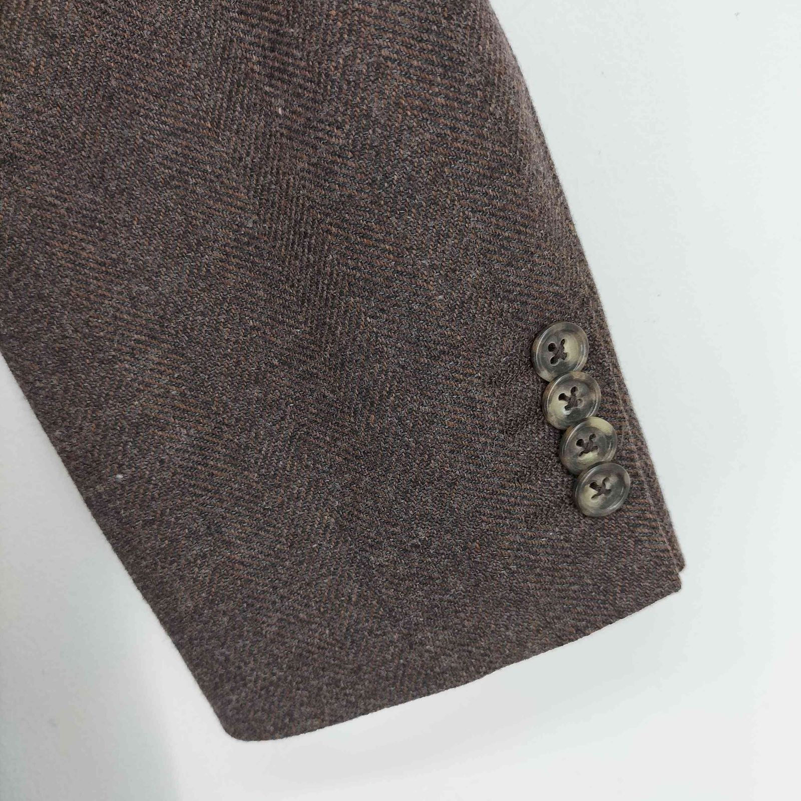 エルメネジルドゼニア Ermenegildo Zegna イタリア製 ヘリンボーン