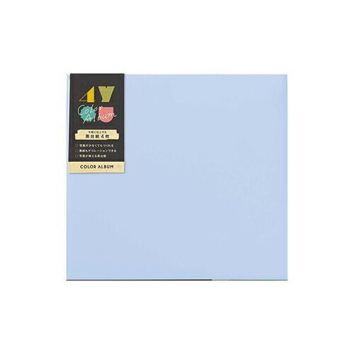 まとめ いろは出版 アルバム 4 you color album 8ページ pale blue GA4-16 ×9セット