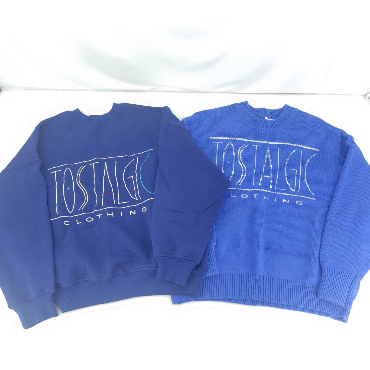 Tostalgic clothing トレーナー スウェット ネイビー 長袖