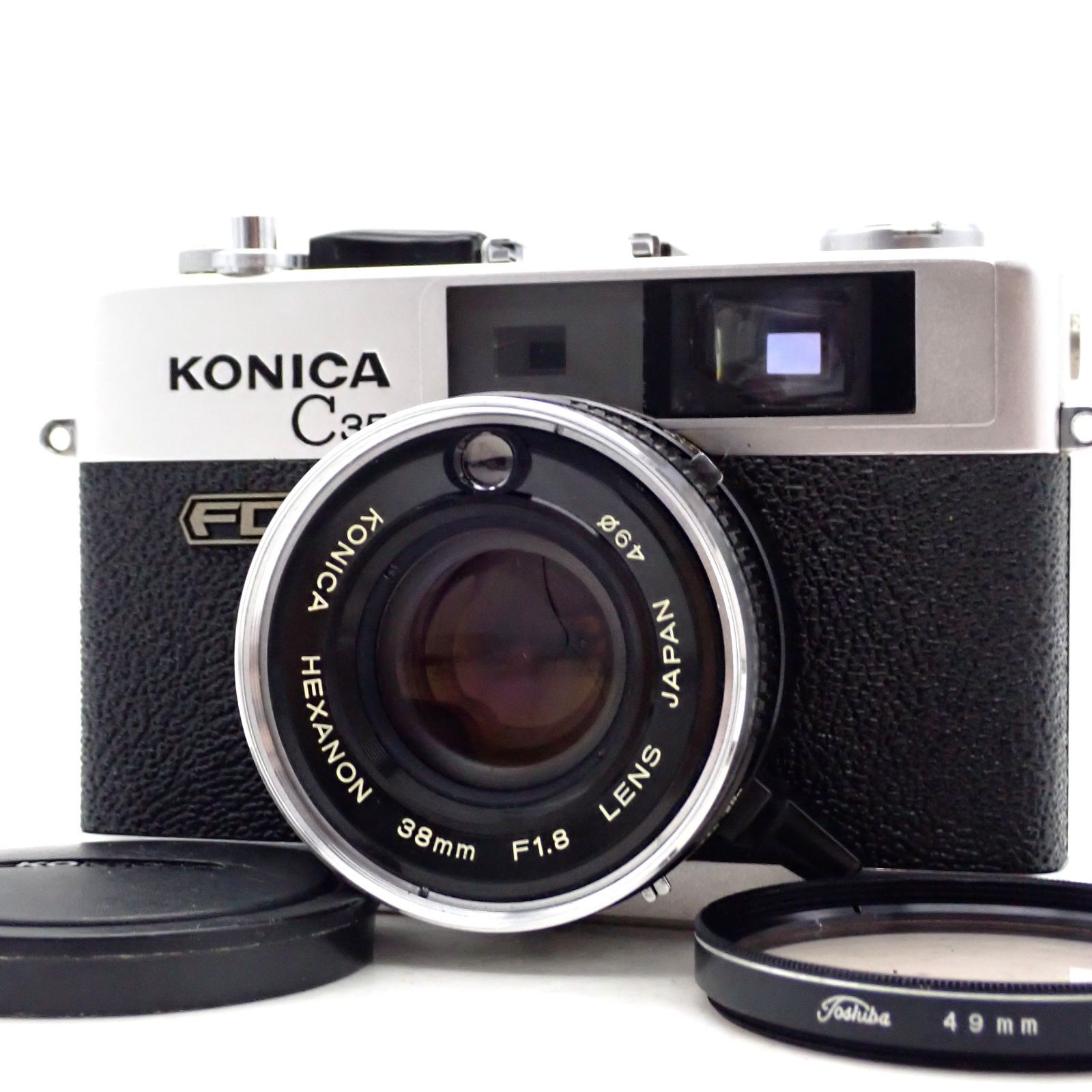美品 KONICA C35 FD HEXANON 38mm f1.8 レンジファインダー