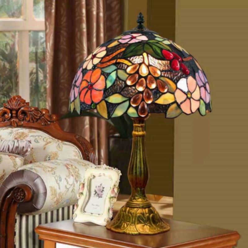 高級ステンドグラスランプ 卓上スタンド ステンドグラスランプ 卓上