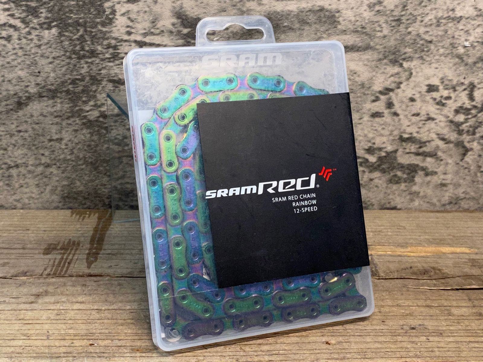 JF311 スラム SRAM RED AXS チェーン 12S フラットトップ レインボー 120Link