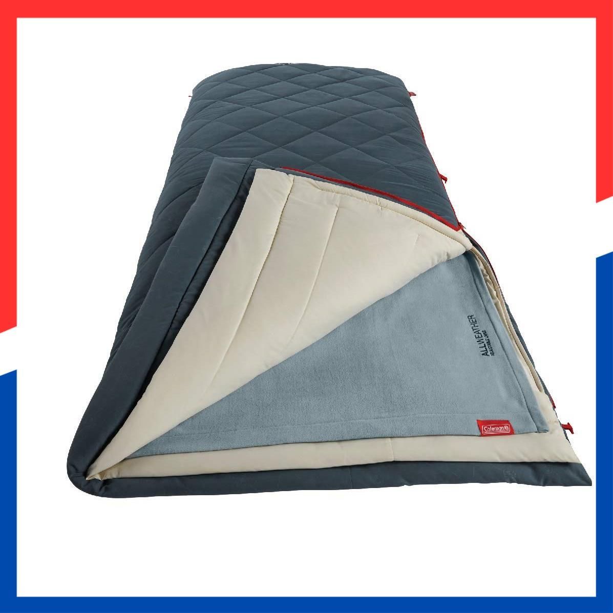 商品 マルチレイヤースリーピングバッグ シュラフ オールシーズン 寝袋 封筒型 コールマン Coleman 使用下限温度-5度