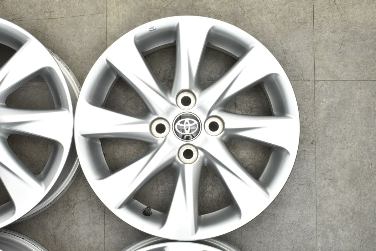 良好品】トヨタ アクア 純正 15in 6J +45 PCD100 4本セット ヤリス 