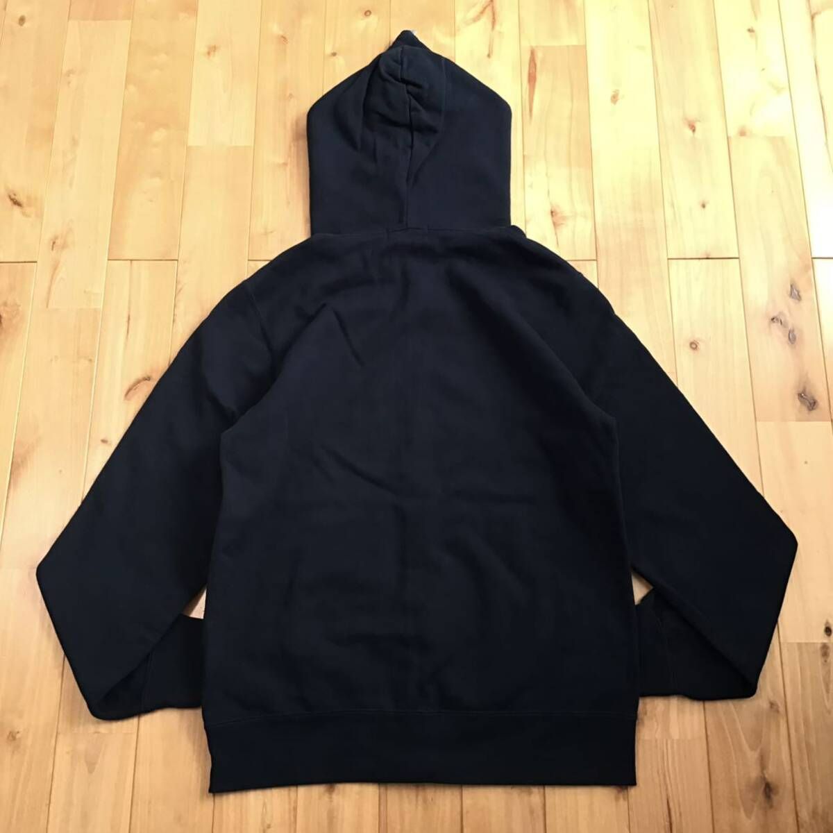 スワロフスキー BAPE HEAD フルジップ パーカー Lサイズ ネイビー a