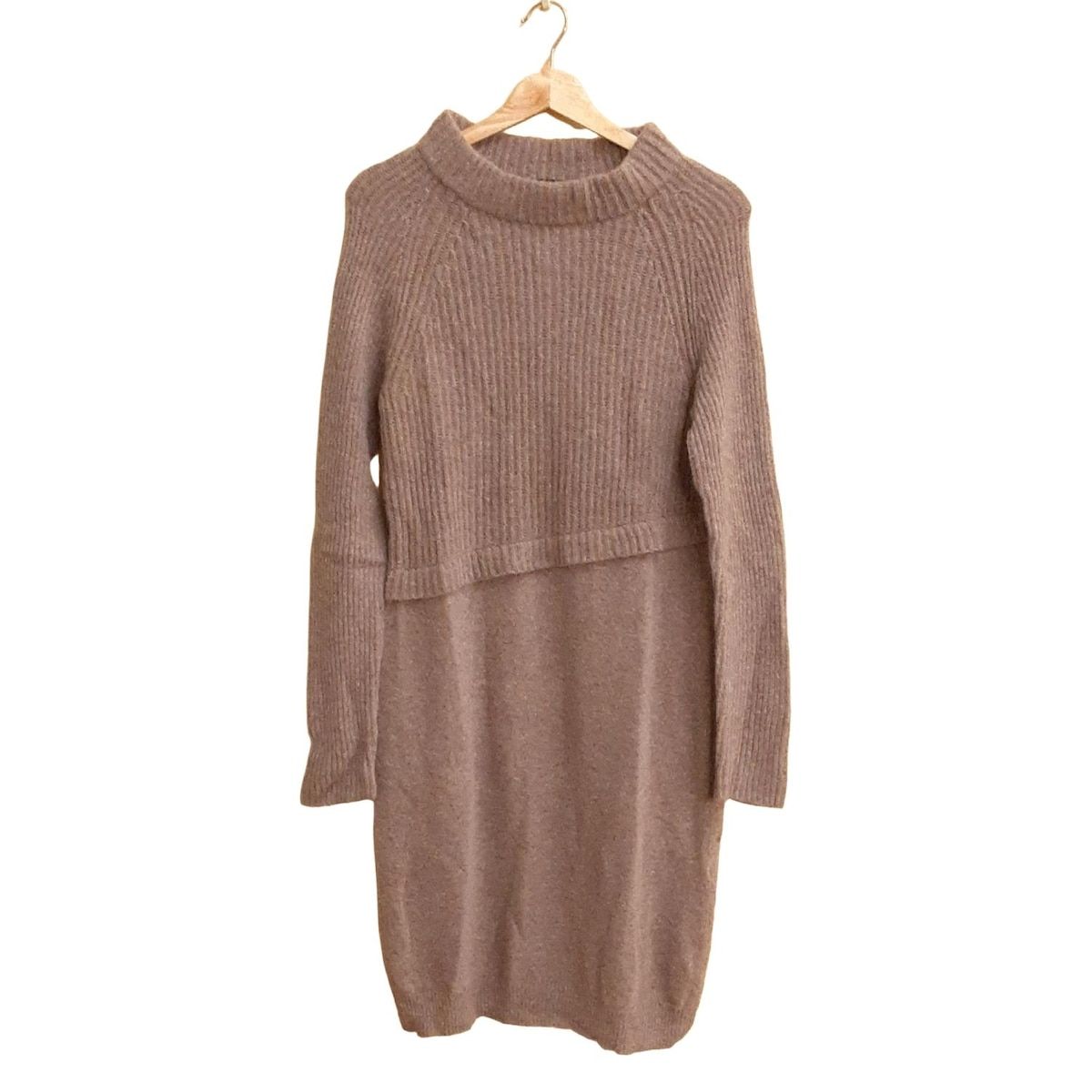 MaxMara ベージュ 長袖ワンピース Max MaraWEEKEND(マックスマーラウィークエンド) ワンピース