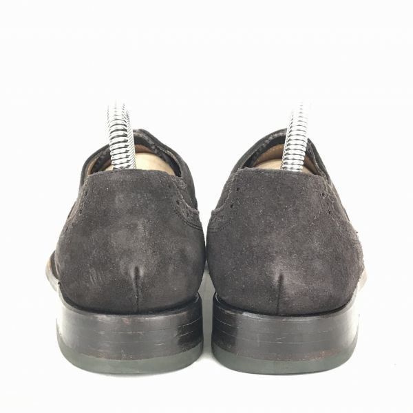  オランダ老舗 ヴァンボメル 本革 グッドイヤー製法 ウイングチップ 25.5 茶 フルブローグ メダリオン ドレスシューズ ビジネス F-75 ドレス ビジネスシューズ ブーツ 革靴