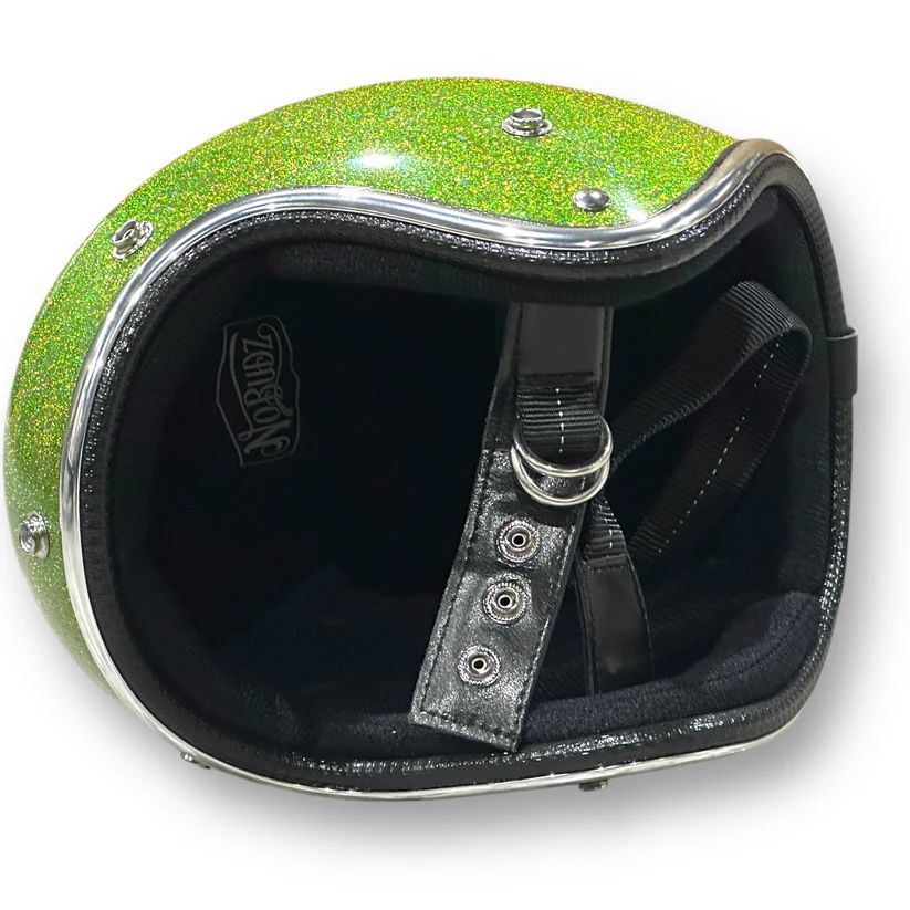 GLITTER 3/4 HELMET GREEN 緑 グリーン グリッターヘルメット