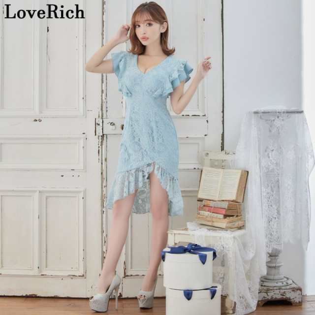 【新品・未使用】値下げ！　ラブリッチ　ワンピース　Мサイズ LoveRich ラブリッチ バストカット 総レース マーメイドライン