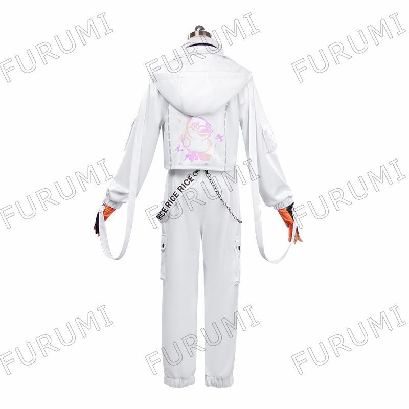 第五人格 囚人 ルカ バルサー B.duckコラボ第二弾 cos 白いタイプ ウィッグ付き カツラ 上下セット かわいい イベント コスプレ衣装 クリスマス ハロウィン 変装 学園祭 男女兼用 ハロウィン お正月 祭り プレゼント お誕生日 仮装