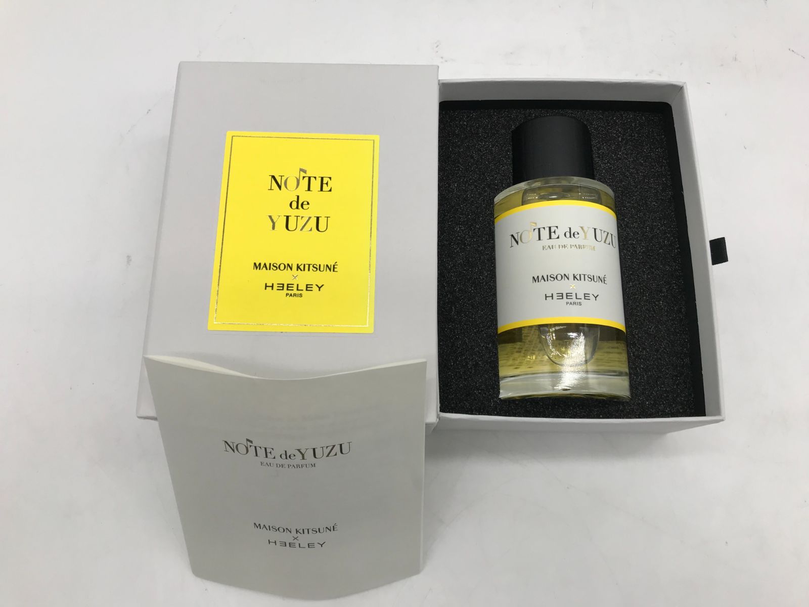 メゾンキツネ YUZU Eau de Parfum 50ml Maison Kitsuné x Heeley | “Note de Yuzu” | Maison Kitsuné