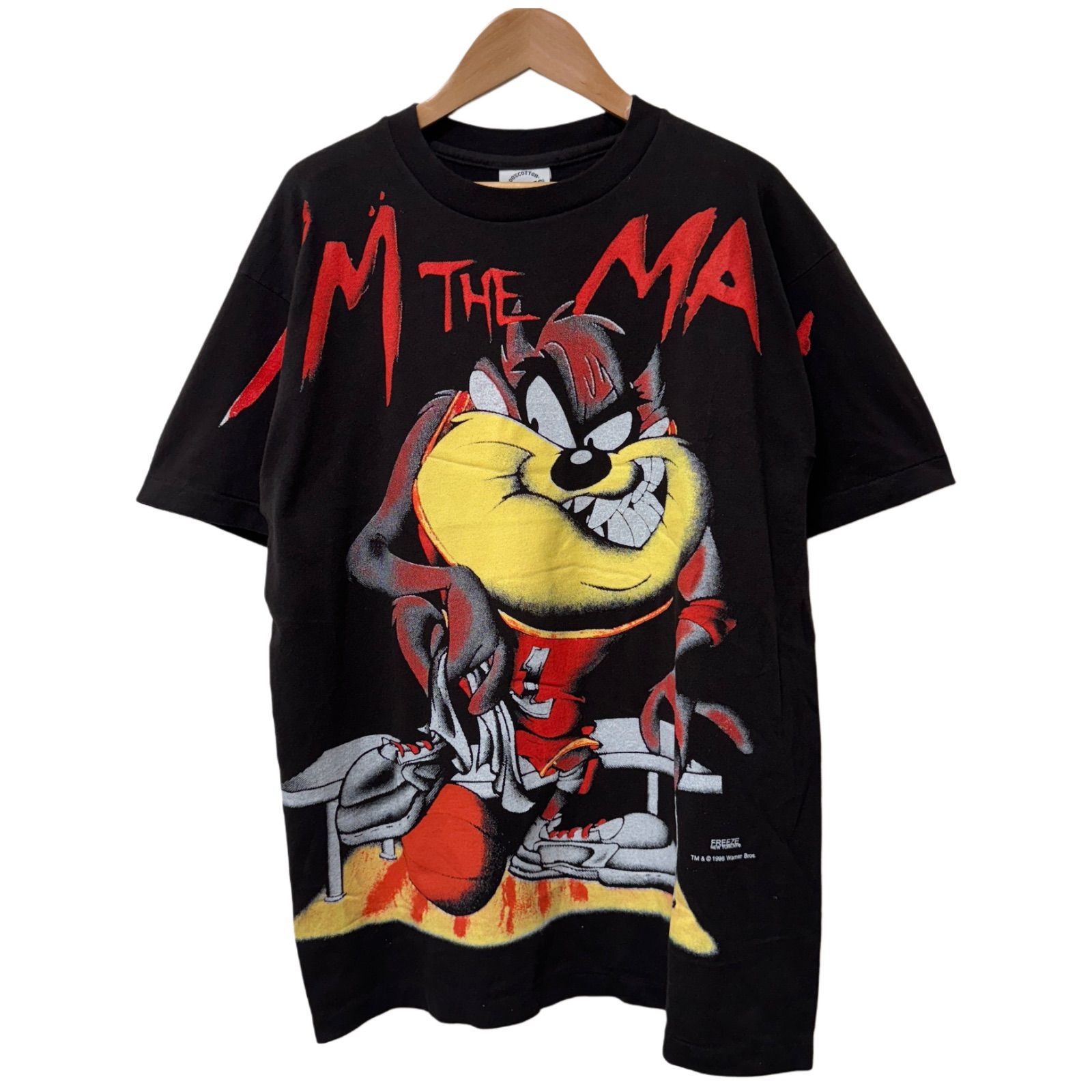 古着 90sルーニーテューンズ　タズマニアンデビル　Tシャツ ワーナー 楽天市場】90s USA製 □ ワーナー タズマニアンデビル プリント