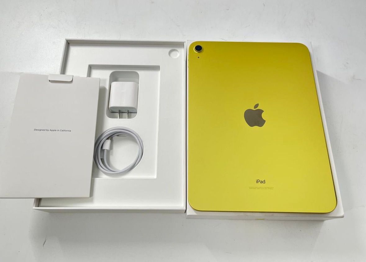 【美品】 iPad Wi-Fi Apple 第10世代 64GB イエローアイパッド