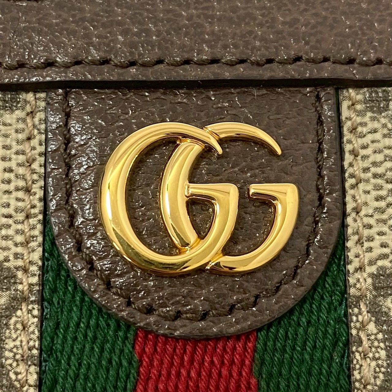 GUCCI】オフィディア GGスプリーム シェリーライン コインケース 