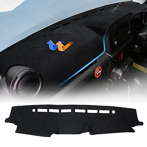 ブラック_ジムニー JB64 JB74 Cartist スズキ 新型 ジムニー JB64 JB74 ダッシュボードマット ダッシュボードカバー 映り込み防止 高級 ポリエステル素材 H30.7現行 JIMNY カスタムパーツ 日焼け防止 滑