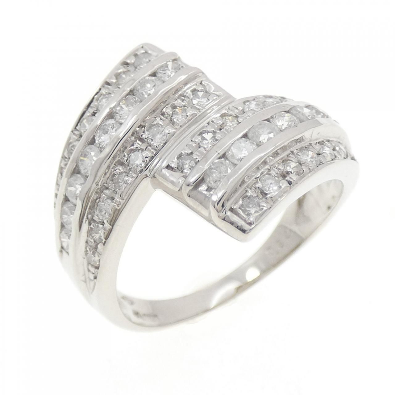 PT850 ダイヤモンド リング 0.84CT 受注生産】プラチナ Pt850 リング