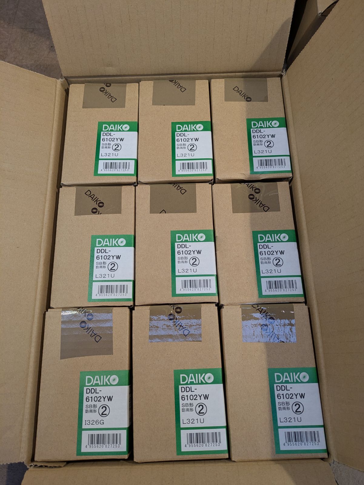 10 DAIKO LEDダウンライト DDL-6102YW