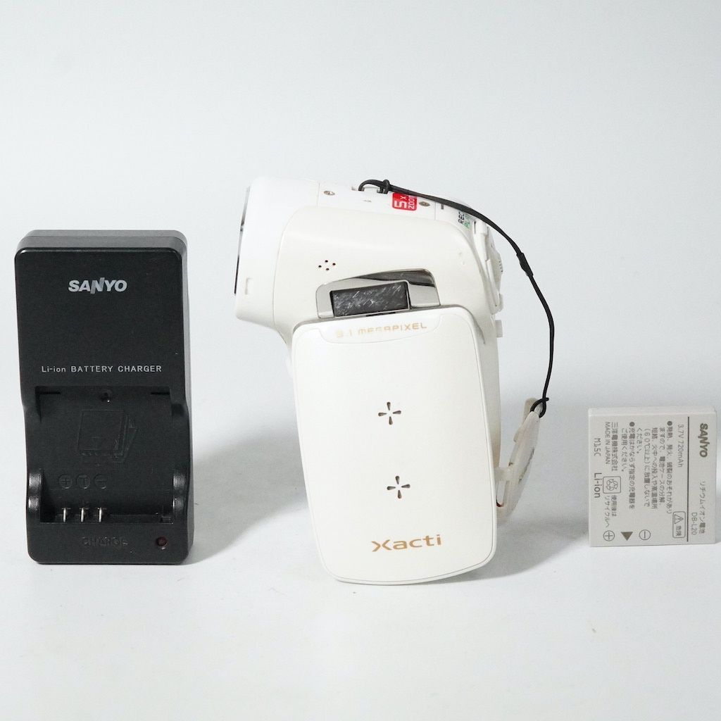 SANYO サンヨー Xacti DMX-CG9型 ホワイト 動作OK 返金保証