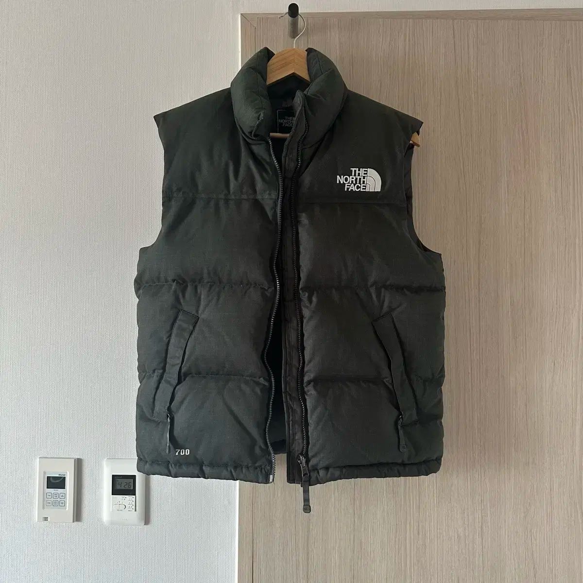 THE NORTH FACE ザノースフェイス 700 グースダウン ウールパディングベスト メンズ S